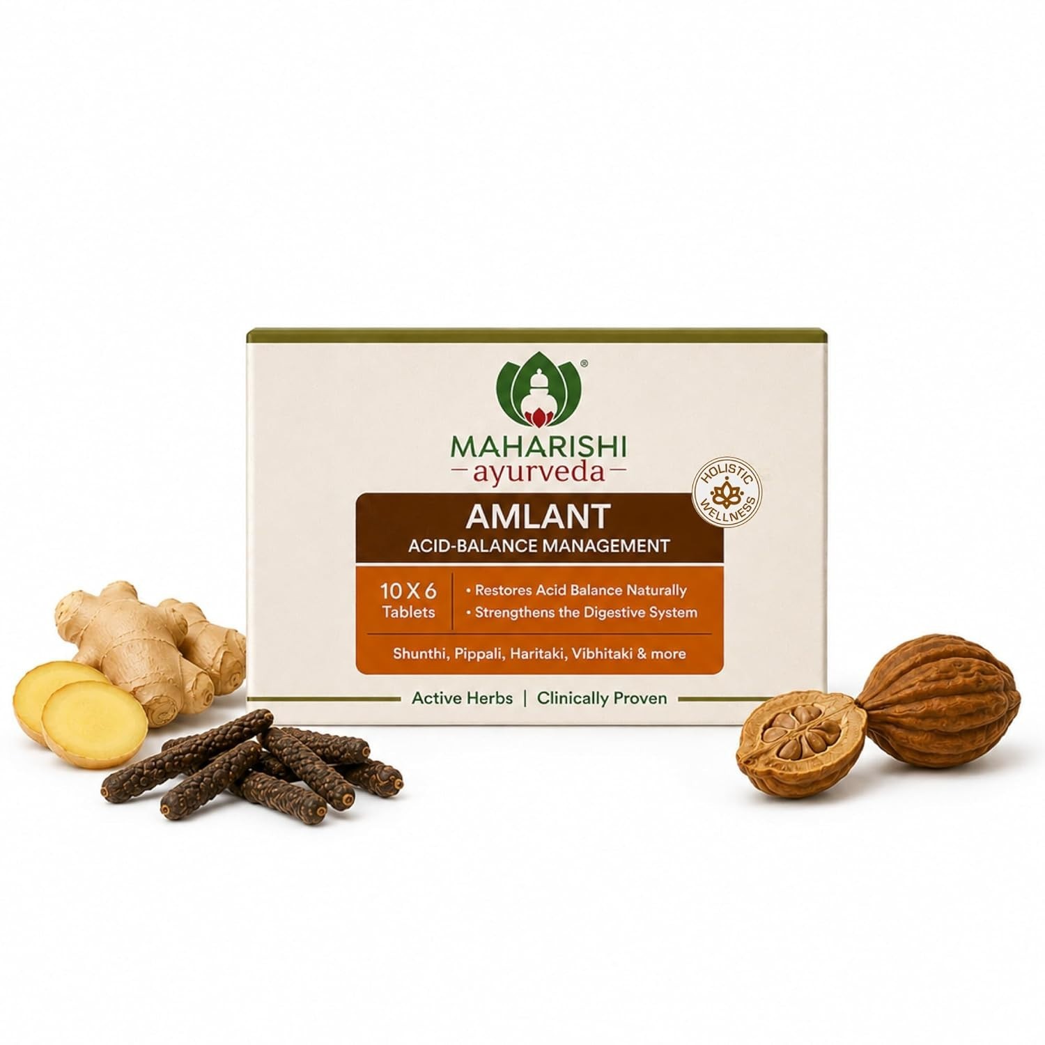 Maharishi AyurvedaAmlant For Heartburn Gas & Bloating, Strengthens Digestive 60t