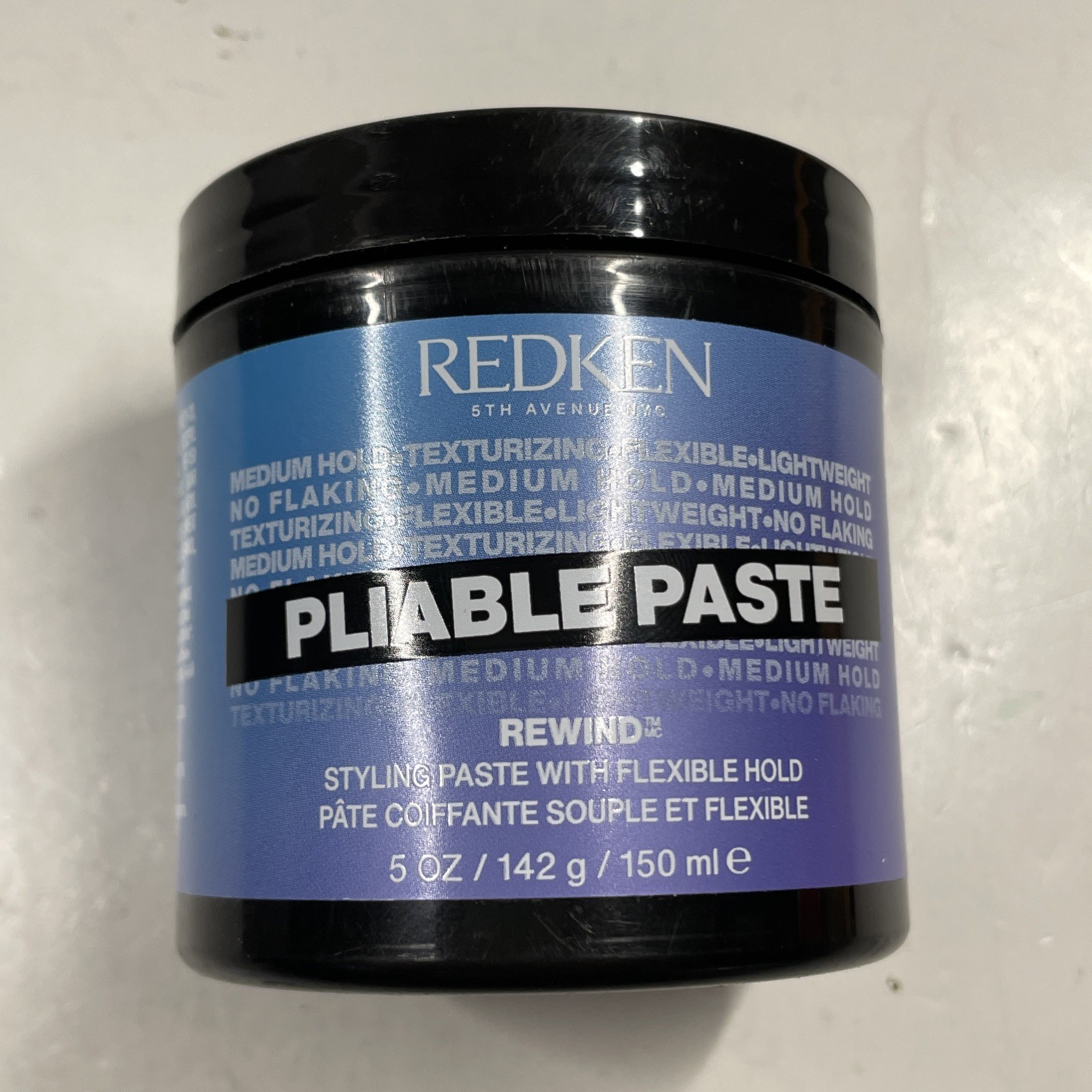 Redken Pliable Paste Rewind Styling Paste with Flexible Hold 5oz