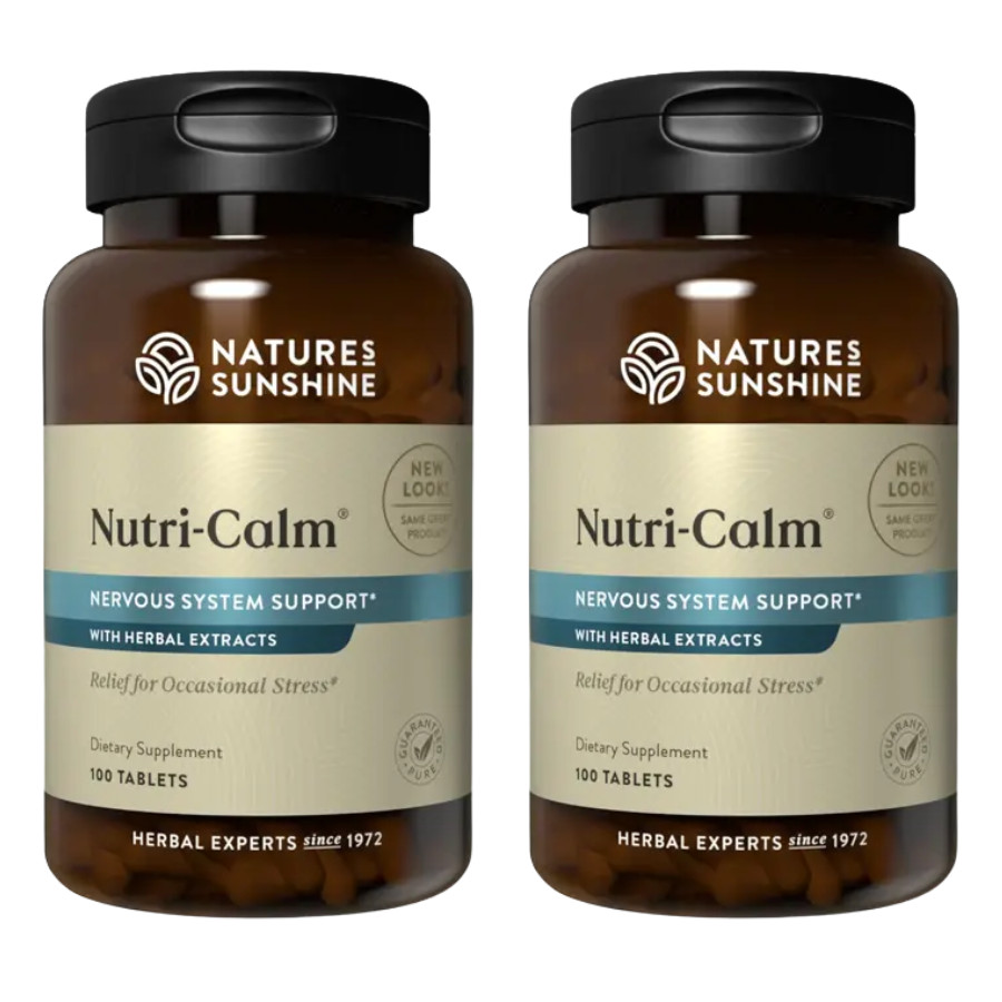 Nature’s Sunshine Nutri-Calm: Herbal Stress Relief 100 CT – (Pack of 2)