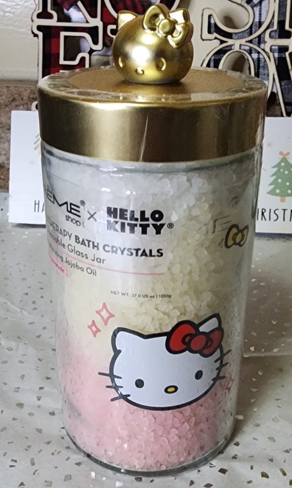 THE CREME SHOP X Hello Kitty Aromatherapy Bath Crystals Jojoba Oil Watermelon
