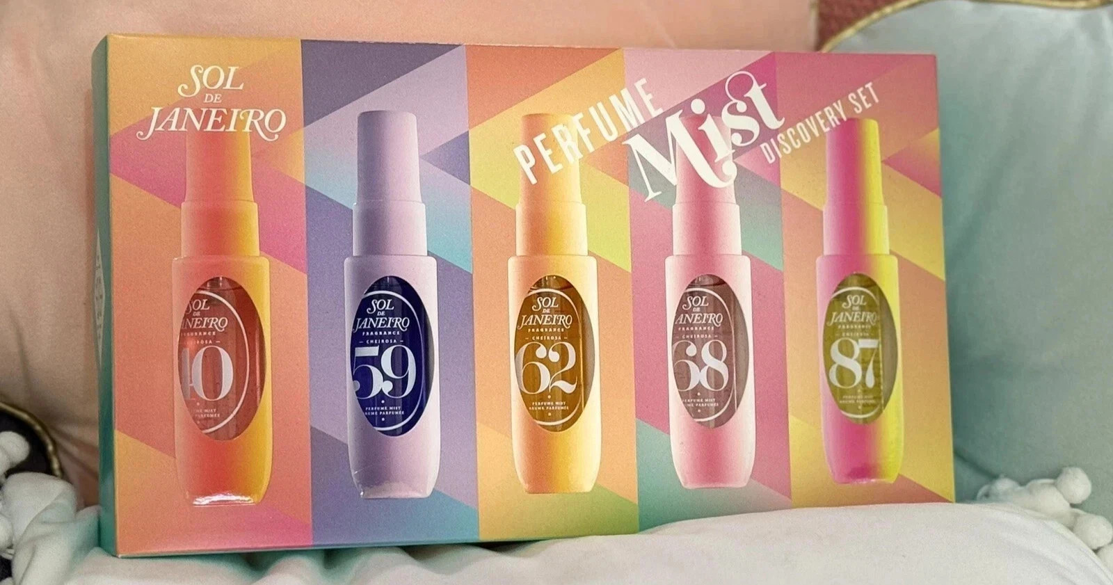 Sol de Janeiro Perfume Mist Discovery Set Lim Ed Cheirosa 40, 68, 59, 87, 62