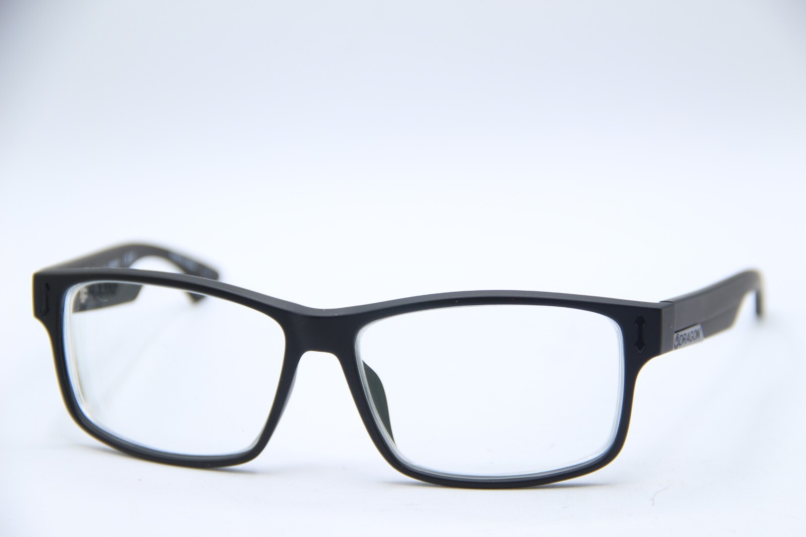NEW DRAGON DR 126 002 BLACK MATTE AUTHENTIC FRAMES EYEGLASSES 58-15