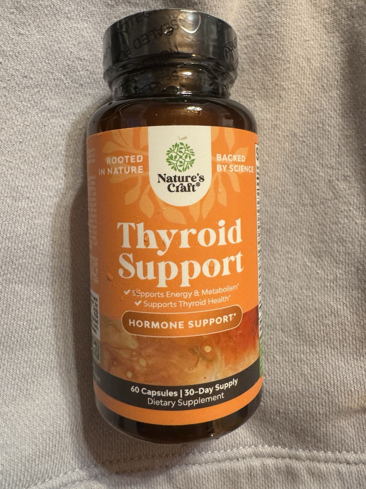 1 Bottles Natures Craft Thyroid Support 60 Per Bottle 02-26 Expiration