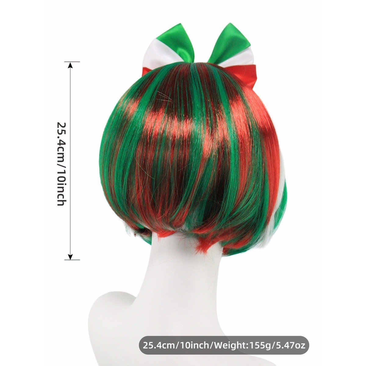World Cup 2026 Silly Wig Set with Hair Clips Synthetic Fun Party Costume