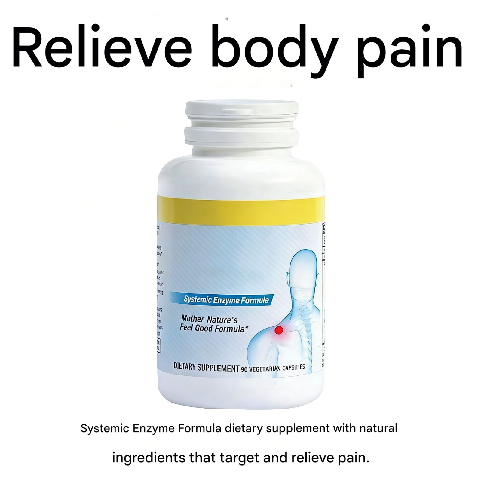 LivingWell Nutraceuticals Heal-n-Soothe Systemic Enzyme Formula 90 Capsule1