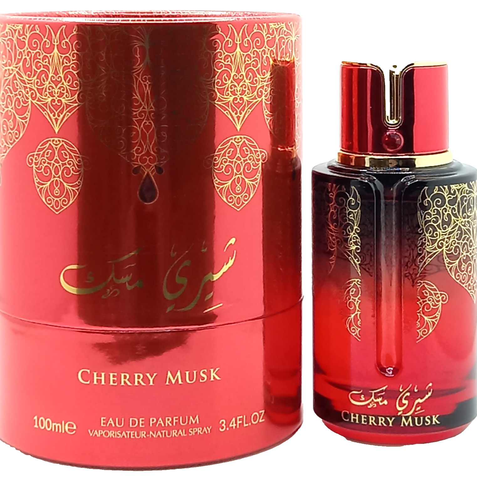 ARABIYAT PRESTIGE CHERRY MUSK EAU DE PARFUM SPRAY FOR WOMEN 3.4 Oz / 100 ml NEW!