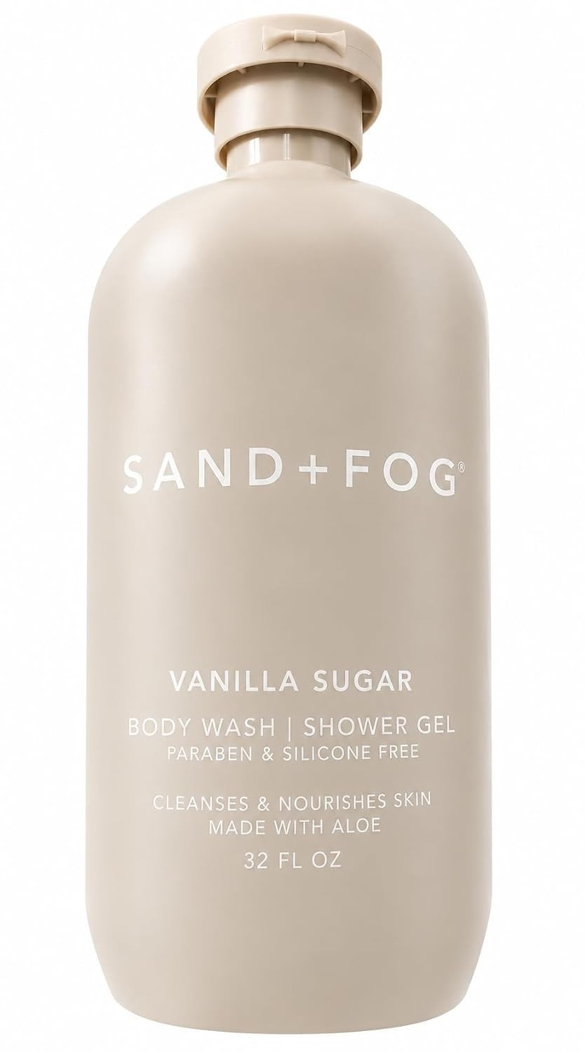 Sand + Fog Vanilla Sugar Body Wash 1Pack 32 oz Sweet Shower Gel