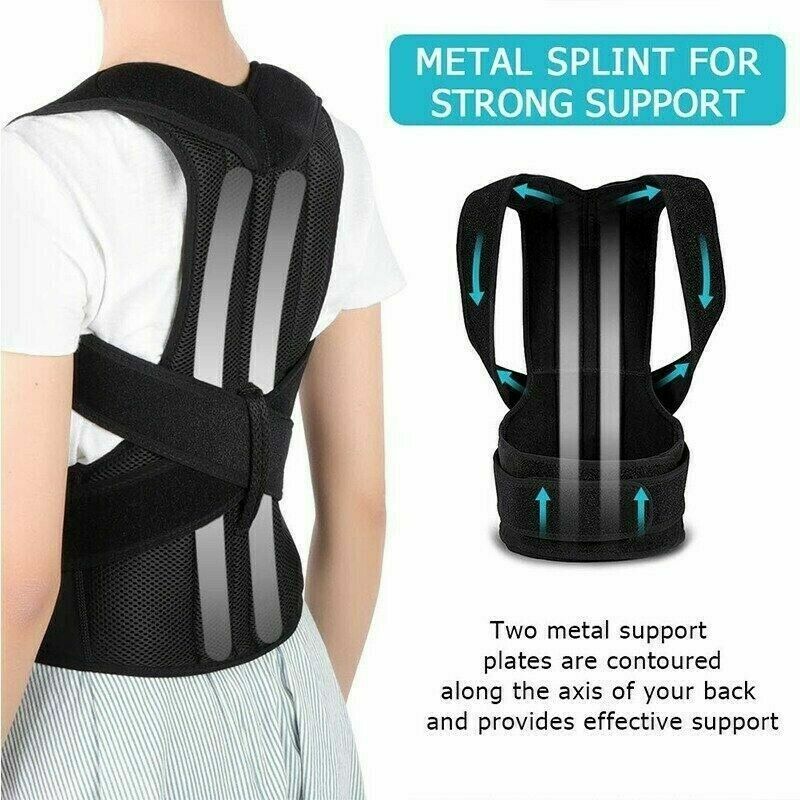Posture Corrector for Women Men Back Brace for Upper and Lower Back Pain Relief