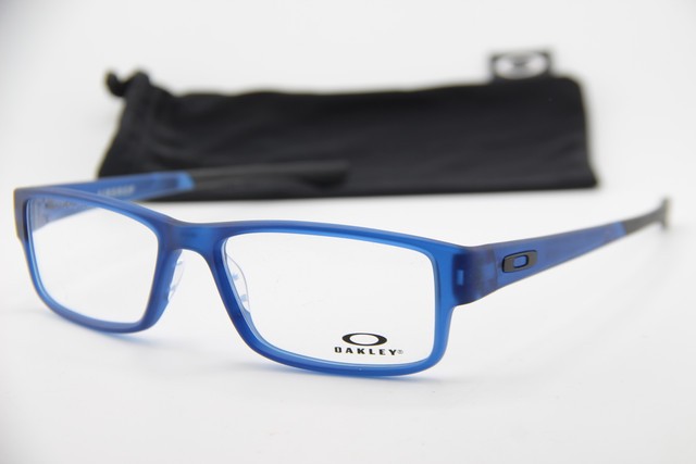 NEW OAKLEY OX8046-1859 AIRDROP MATTE TRANSLUCENT BLUE AUTHENTIC EYEGLASSES 59-18