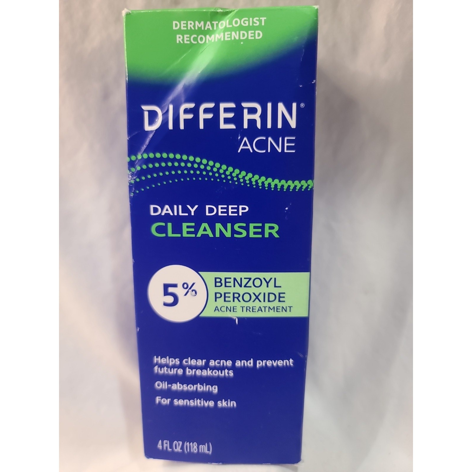 Differin Cleanser Benzoyl Peroxide 5 % – Daily Acne Treatment 4 fl. (10/27)