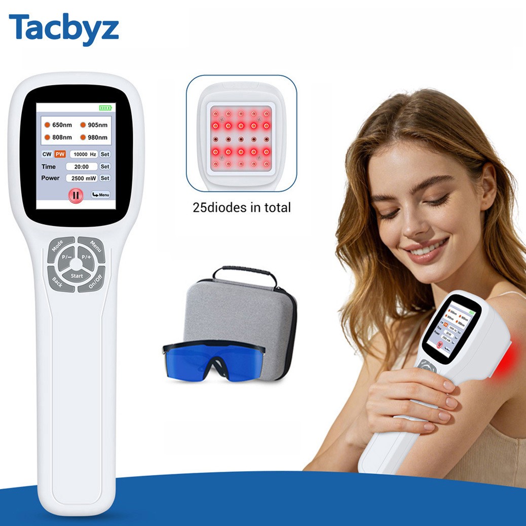 2500mW Class 4 LLLT Laser Therapy Device for Back Neck Shoulder Body Pain Relief