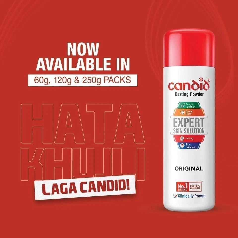 4x Candid Dusting Powder | Doctor’s Prescribed No.1 Brand | Anti-fungal 120g
