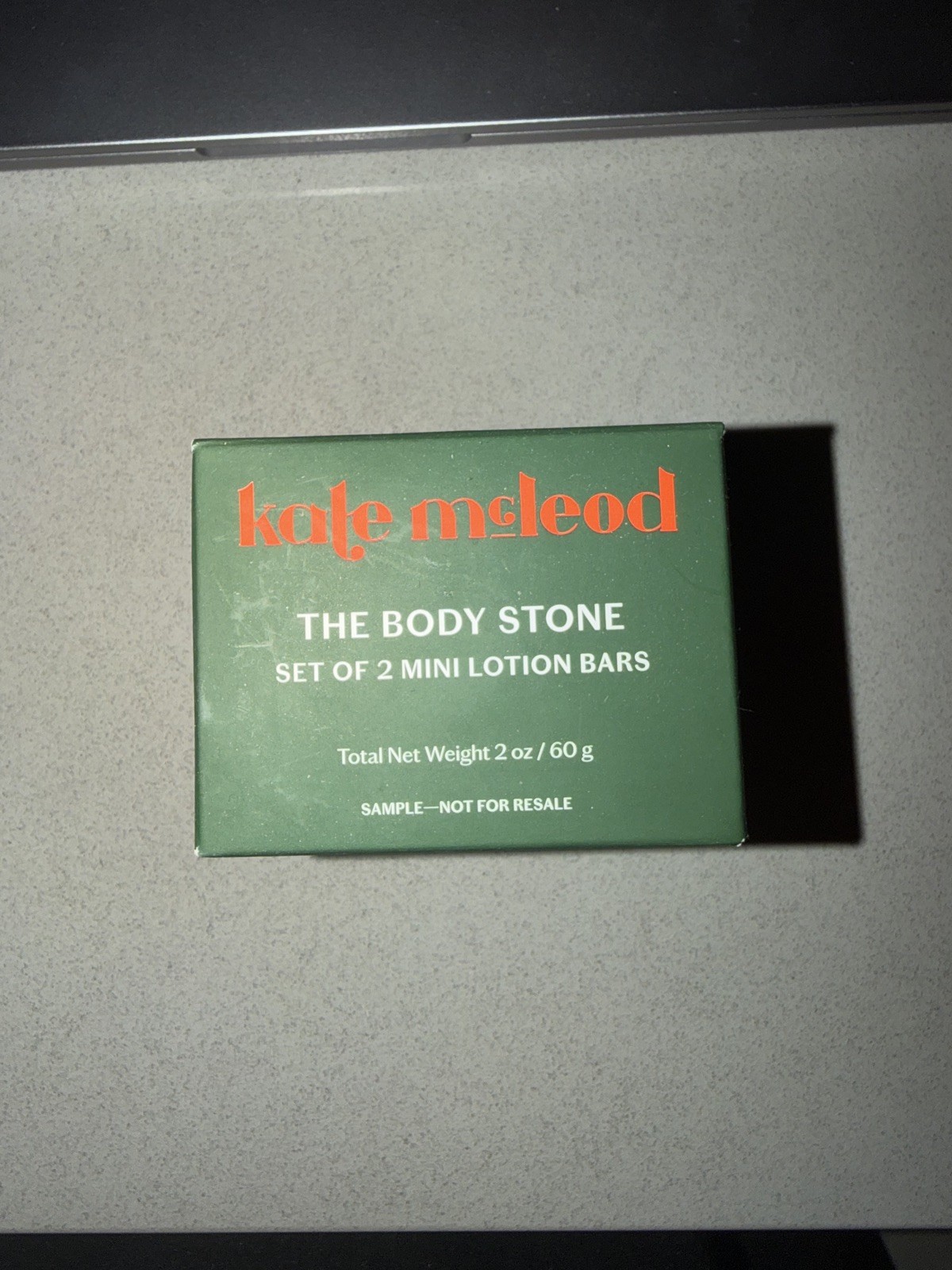 Kate McLeod The Body Stone Deep Moisturizing Cocoa Butter 2 Lotion Bars 2oz 60g