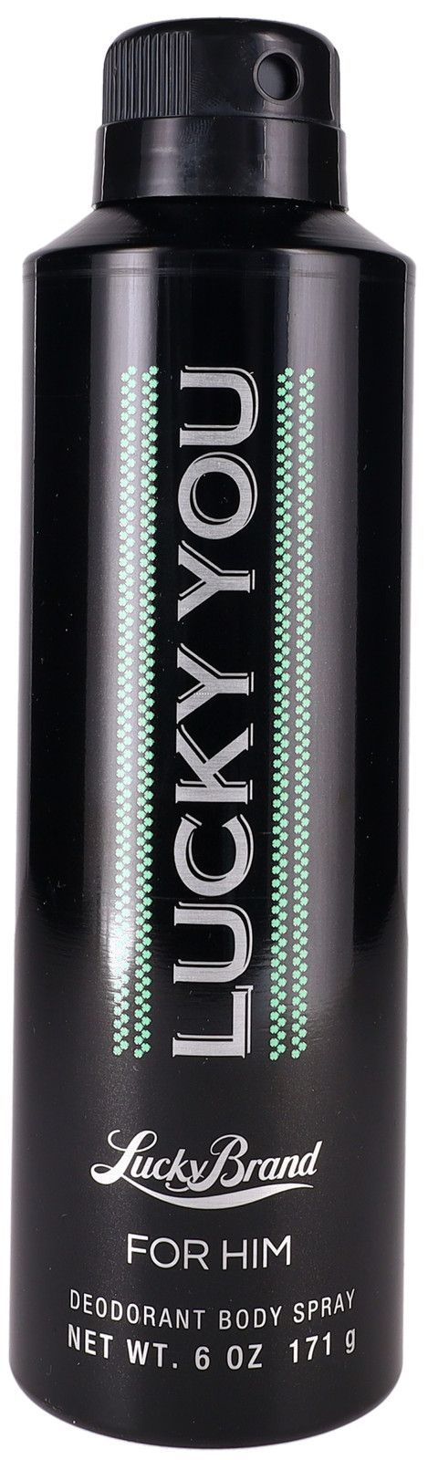 Lucky You by Lucky Brand For Men Deodorant Spray 6oz New