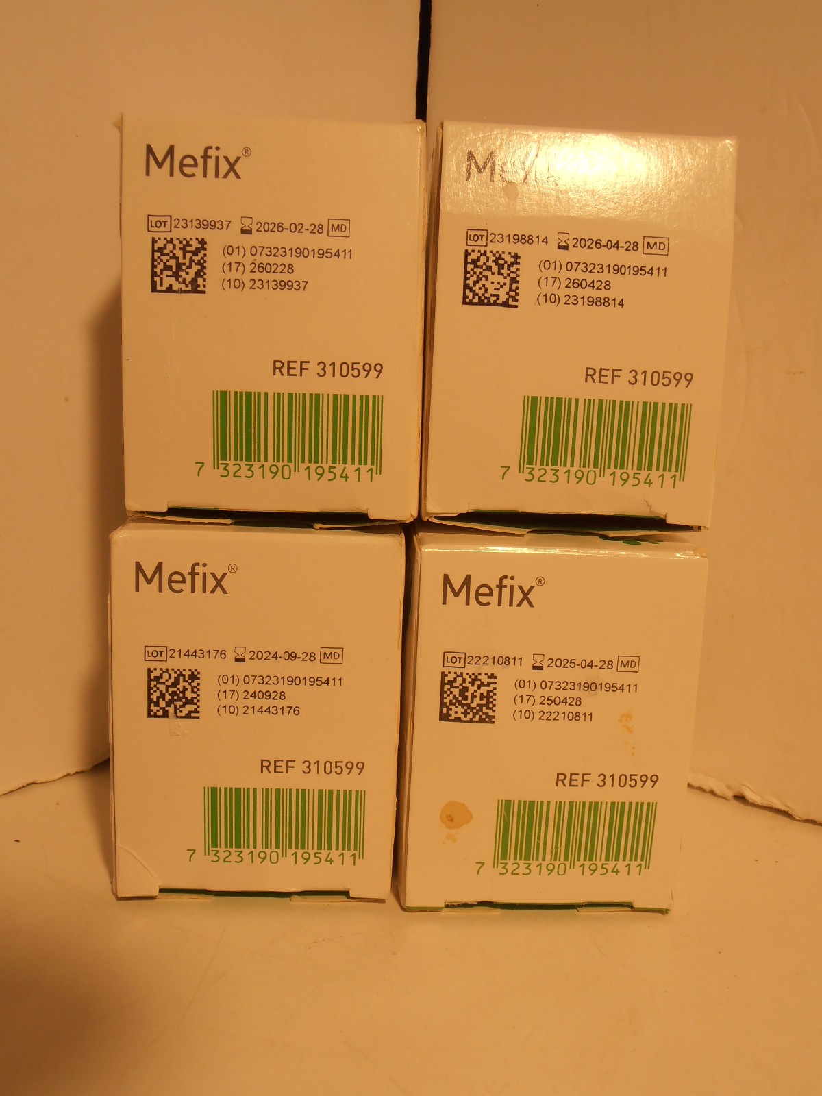 Mefix 2 in X 11 yd Self Adhesive Fabric Lot of 4 Boxes