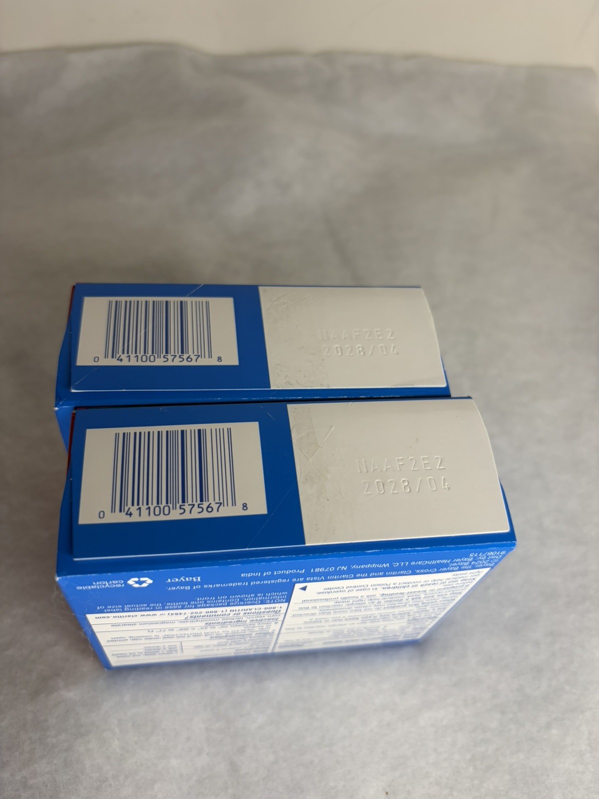 2x Claritin 24hr Non-drowsy Loratadine Tablets 10mg 100 Count – EXP 04/2028
