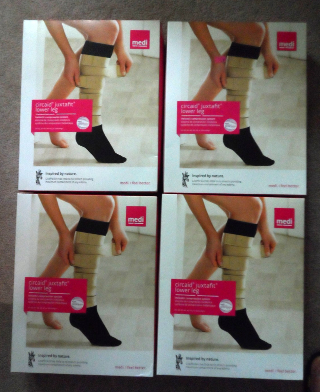 4 Medi Circaid Juxtafit Lower Leg Inelastic Compression System 36cm Medium Long