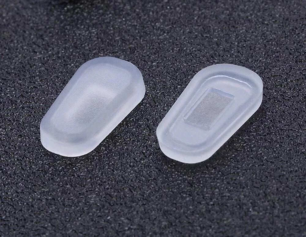 5 Pairs Slip-On Nose Pads Covers,Soft Silicone Eyeglasses Nosepads Anti-Slip Gla
