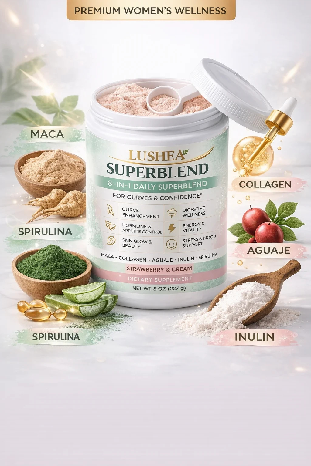 BBL Superblend 8-in-1 Daily Booty Hips & Curve Support