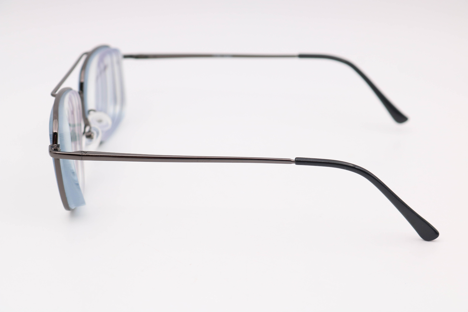 Capri 7705 Gunmetal Aviators Eyeglasses Frames 53-16-140