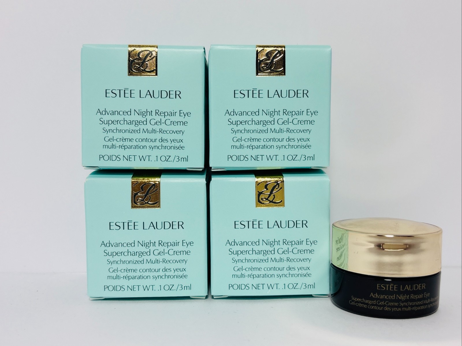 Estee Lauder Advanced Night Repair Eye Supercharged Gel Cme .1 oz Each New 4pac