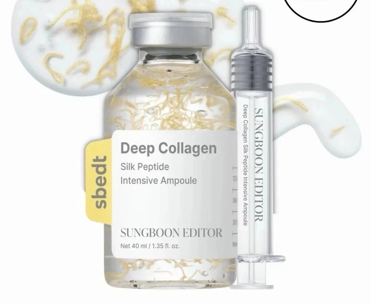 SUNGBOON Premium EDITOR Deep Collagen Silk Peptide Intensive Ampoule (40ml)+-