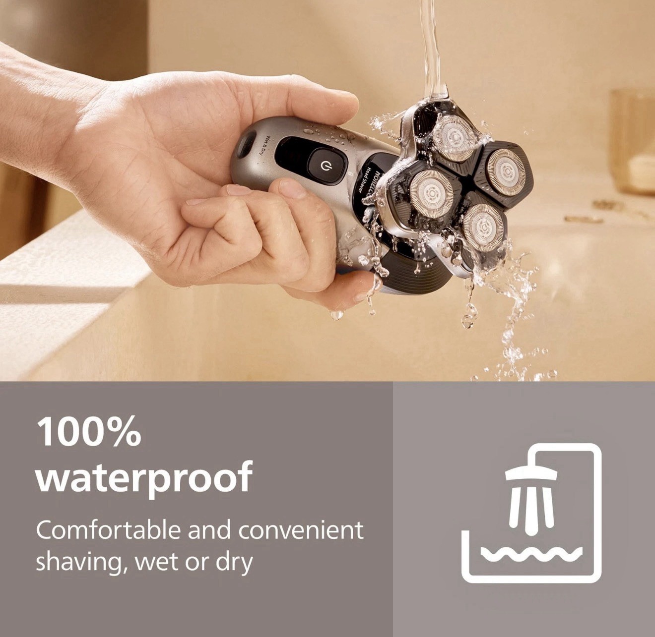 Philips Norelco Head Shaver 9000 Head Pro Wet & Dry Open Box (NEW)