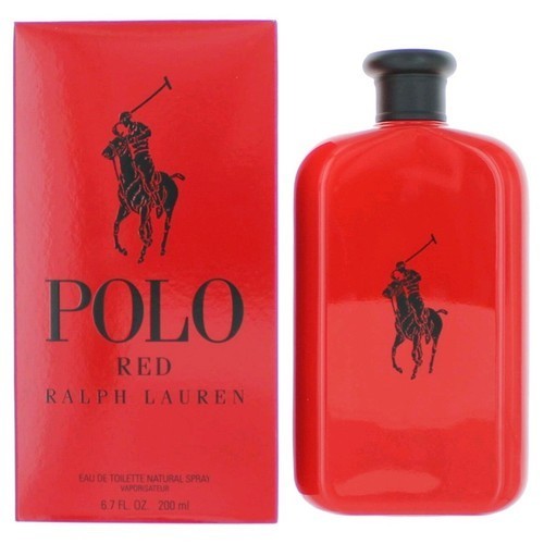 Polo Red By Ralph Lauren 6.7 oz (200 ml) EDT Spray Men Brand NEW In Box, SealedO