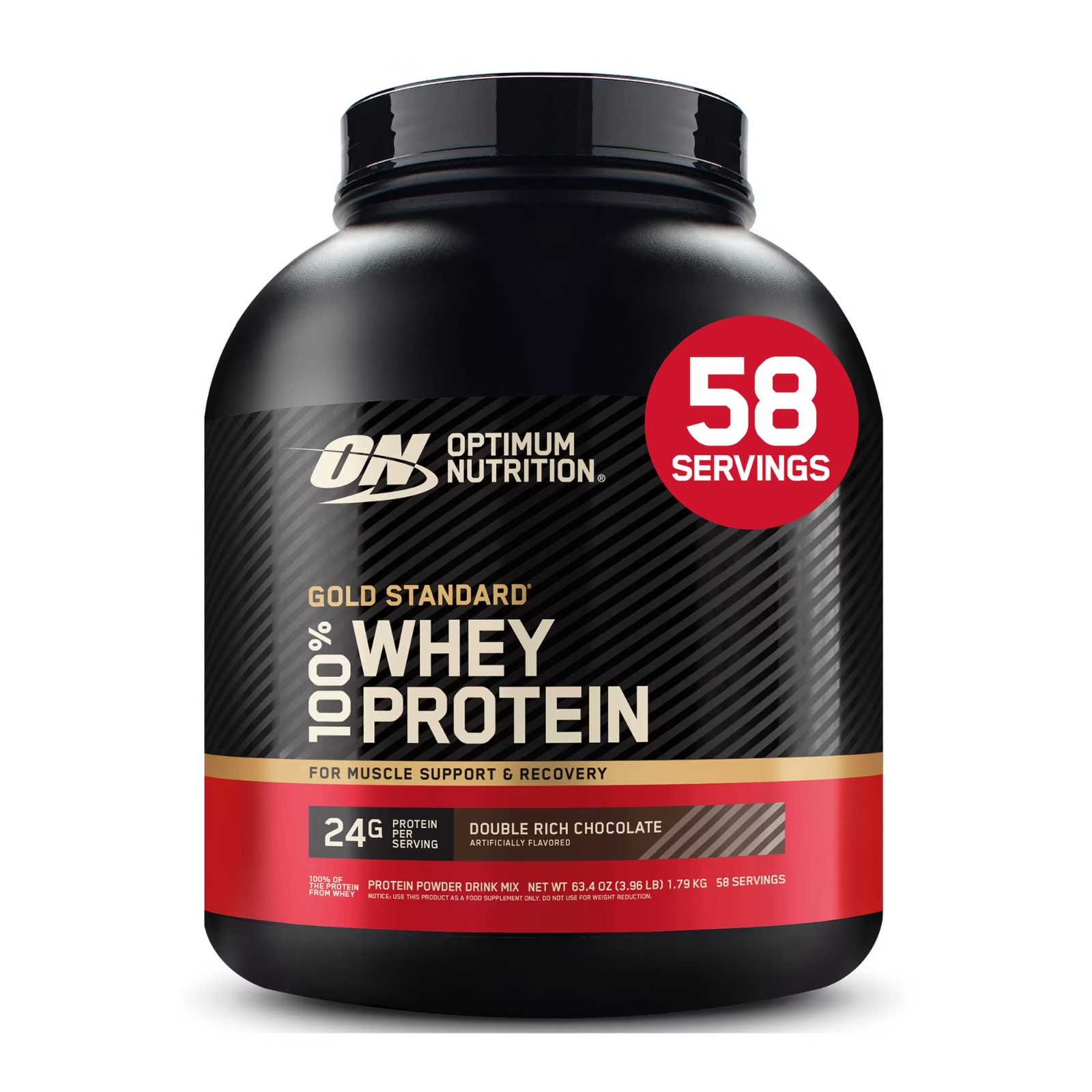 Optimum Nutrition Gold Standard 100% Whey Protein Double Rich Chocolate 3.89 lb