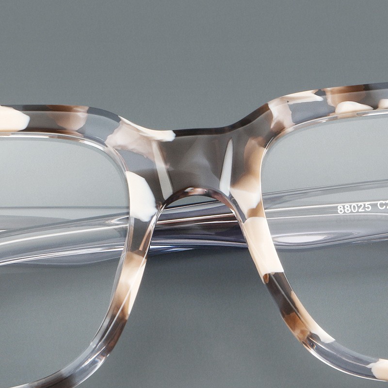 Retro Thick Acetate Rivet Full Rim Reading Glasses Frames Spectacles 53-19-146MM