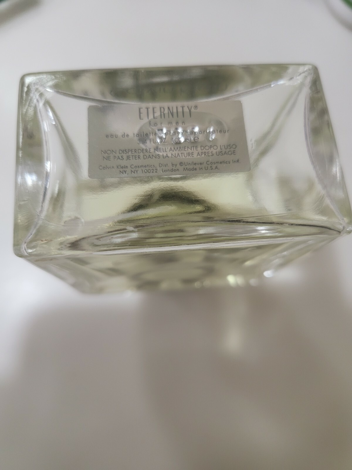 Eternity by Calvin Klein 3.4 oz EDT Cologne for Men