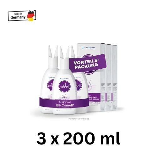 3x Ell Cranell 250 mg Hair Loss Prevention Tonic 200 ml – Ships from USA