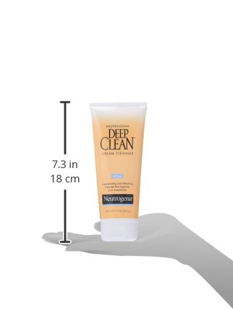Deep Clean Daily Facial Cream Cleanser with Beta Hydroxy Acid to Remove Dirt, Oi