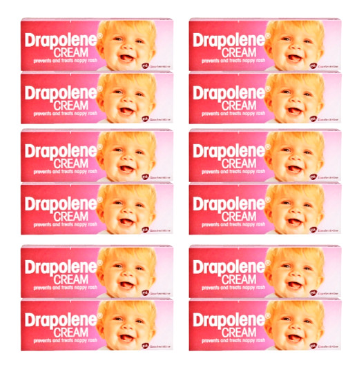 12 Pack Drapolene Cream 55g Nappy Rashes in Babies and Children