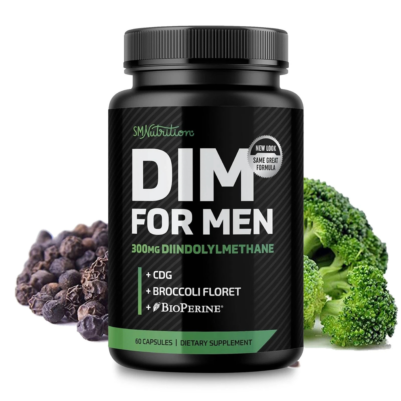 SMNutrition DIM for Men – Diindolylmethane, Hormone Balance & Estrogen Pack of 3