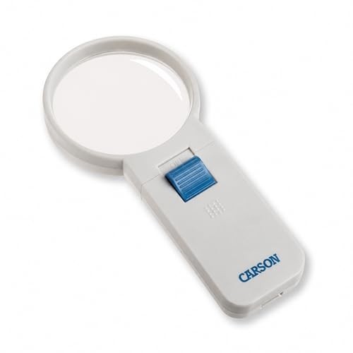 Illuminated Hand Held 4x Magnifier 3.0 Inch Aspheric Lens LED Light Reading