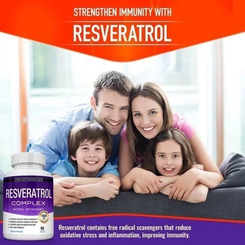 Resveratrol Nutrition 1800 mg Antioxidant Complex – Highly Potent Natural Pills
