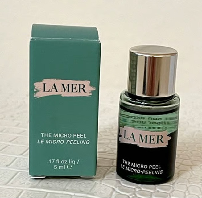 3 x La Mer The Micro Peel Treatment Deluxe Sample Size .17oz, 5ml New in Box