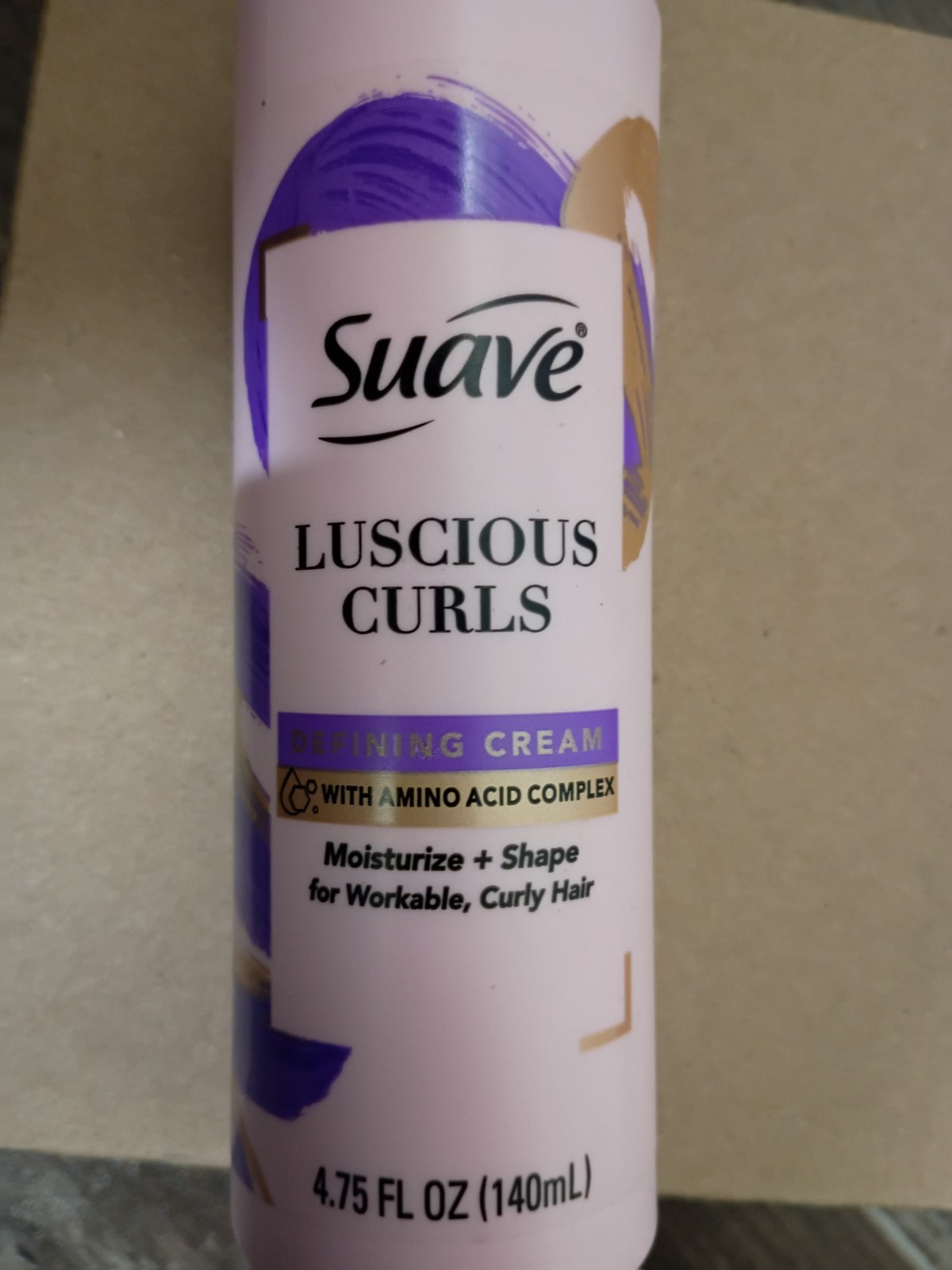 Suave Luscious Curls Defining Cream 4.75oz 3-Pack Curl Enhancer Anti-Frizz