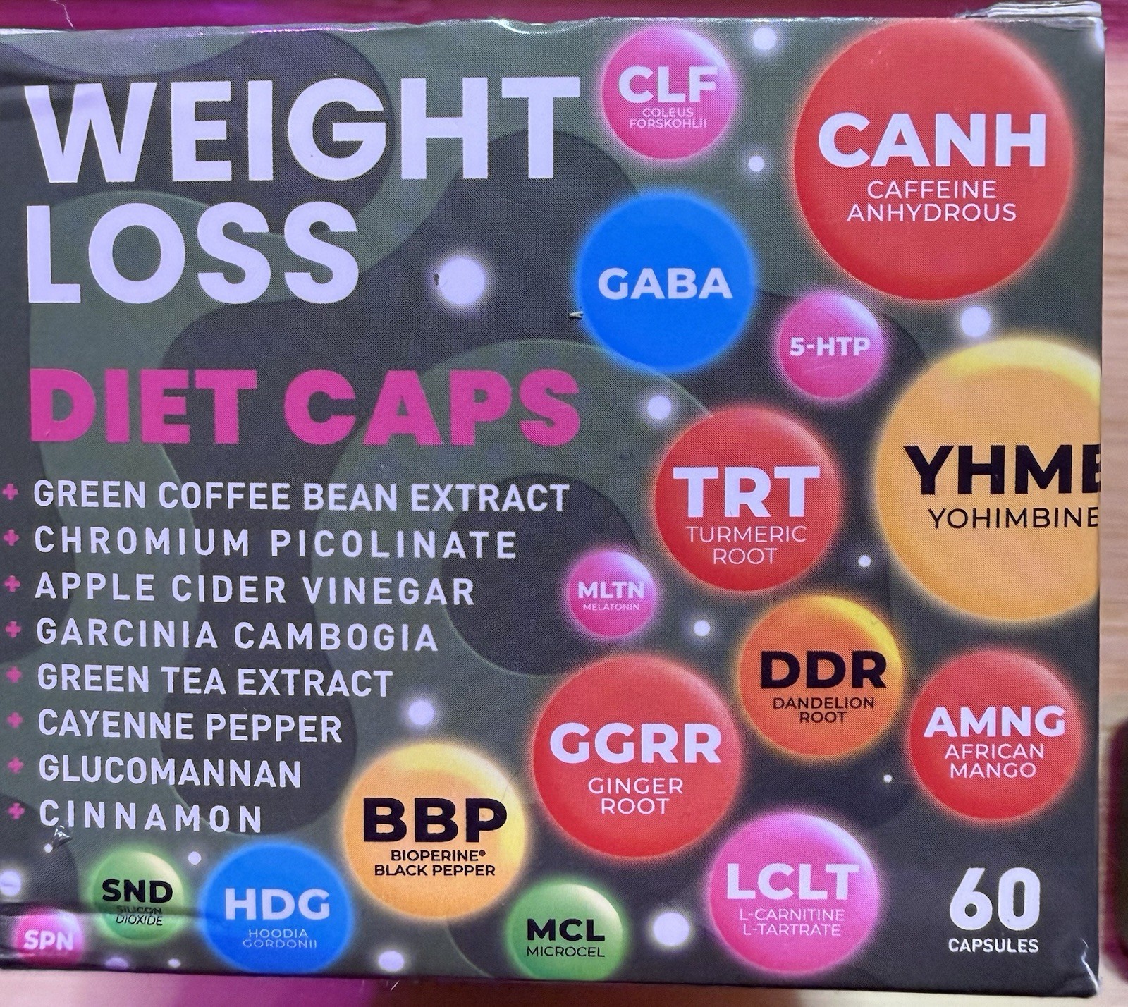 Bioteque Lab Weight Loss Thermogenic Supplement Capsules 60 Count Up to 1 Month