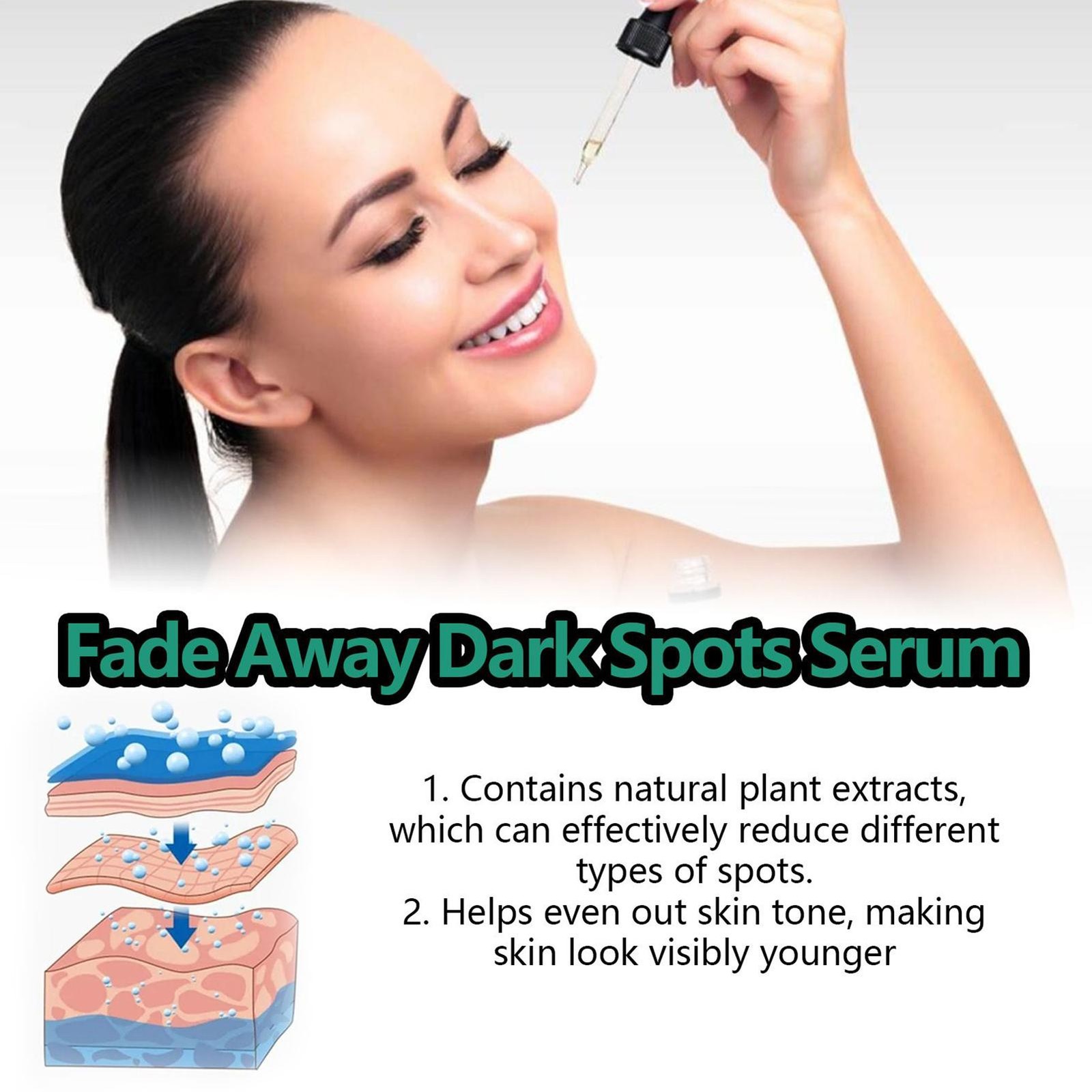 Fade Away Brightening Serum Dark Spotss 1 Fl Oz NEW
