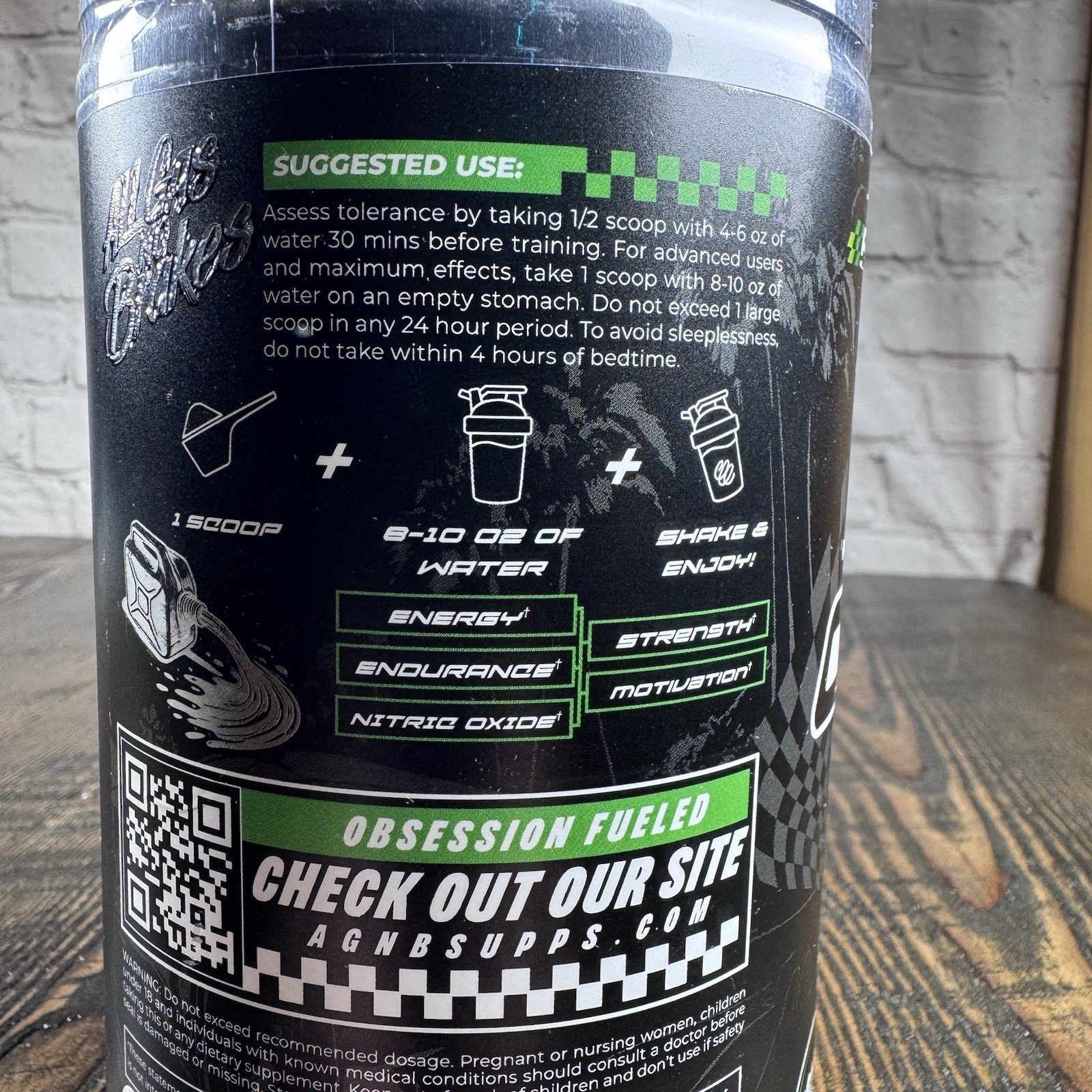 All Gas No Brakes 0-100 Pre-workout High Stim Energy With Caffiene 40/20 Serving