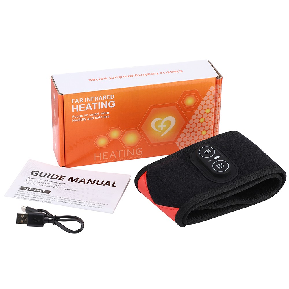 Infrared Heated Wrist Wrap Brace Electric Hand Massage Vibration for Pain Relief