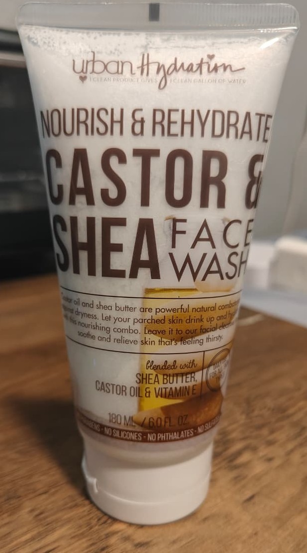 Urban Hydration CASTOR & SHEA FACE WASH Nourish & Rehydrate 6 fl oz New