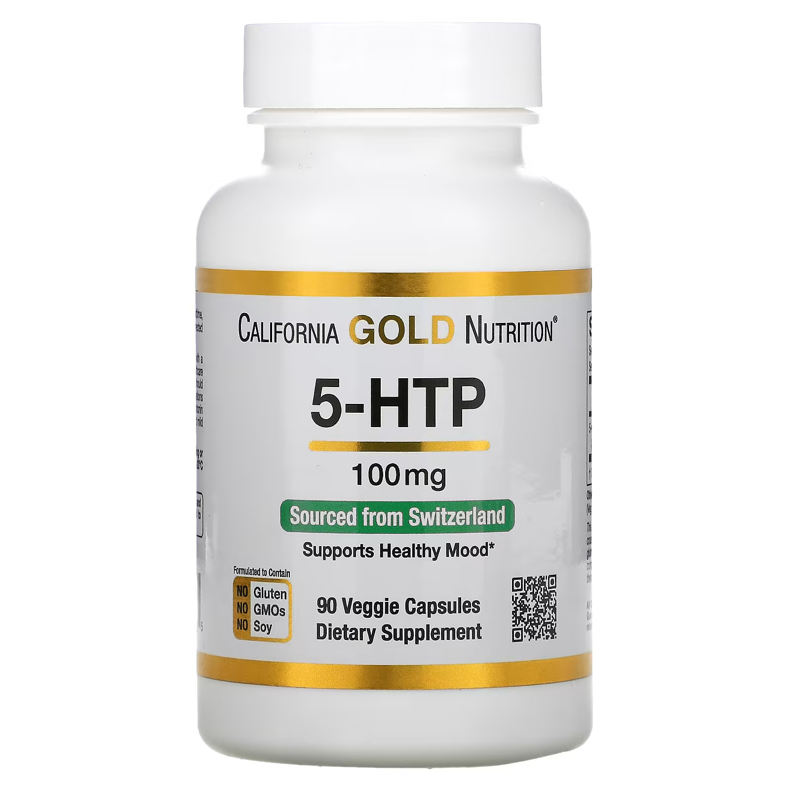 2 X California Gold Nutrition, 5-HTP, Mood Support, Griffonia Simplic-worldwide