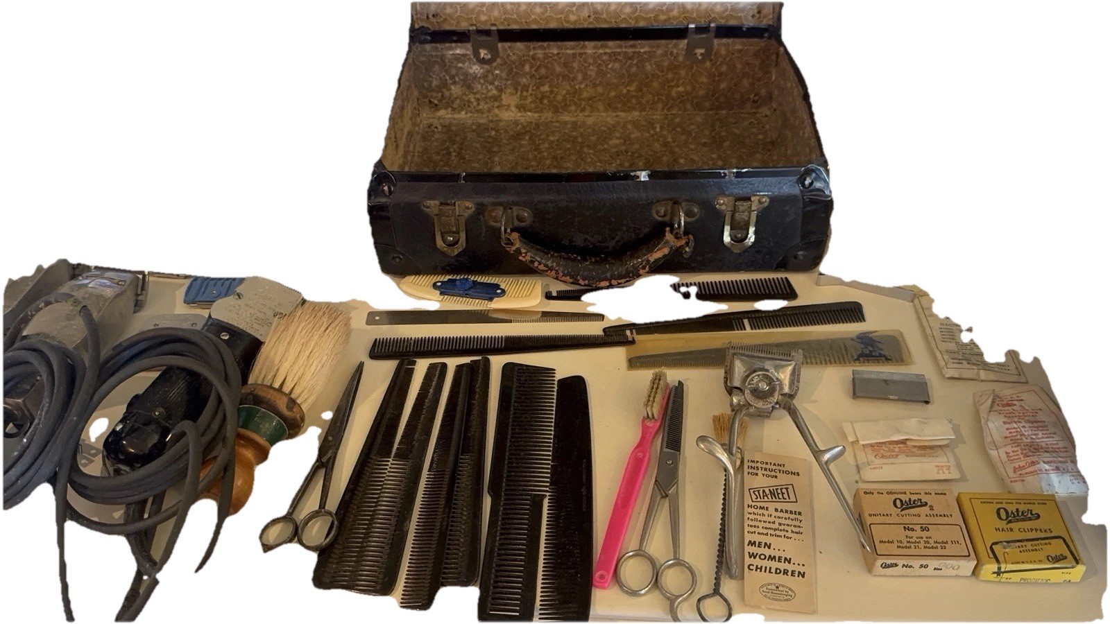 Antique Barbers Kit