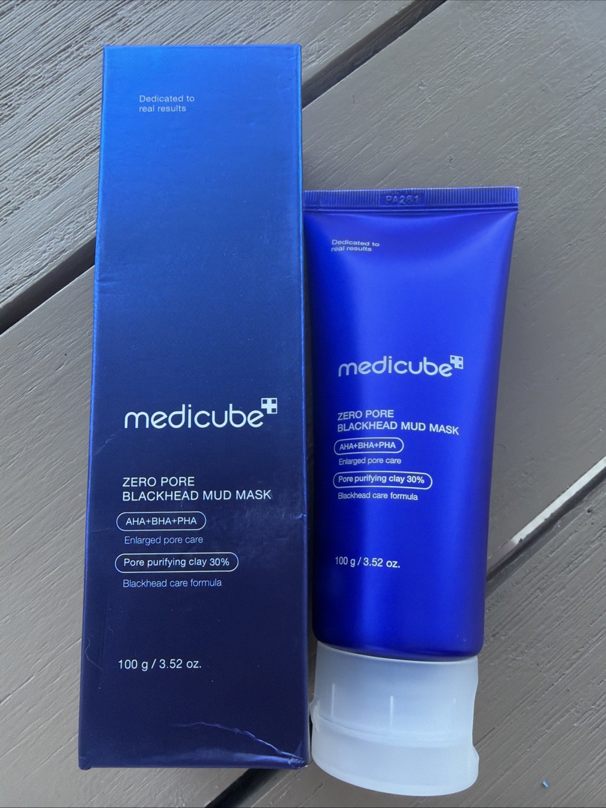 MEDICUBE Zero Pore Blackhead Mud Mask NIB 3.52 oz 100g AHA BHA PHA