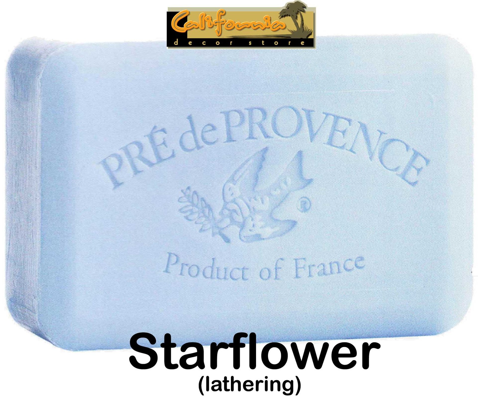 Pre de Provence STARFLOWER 150 Gram French Soap Bath Shower Bar Shea Butter