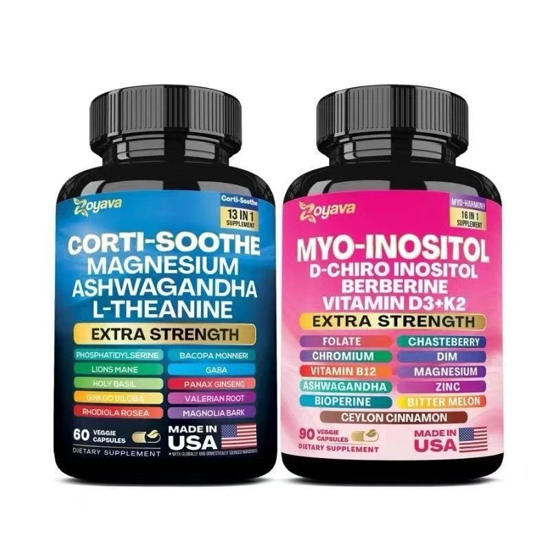 Cortisol & Myo-Inositol Supplement 13-in-1 Soothe & Smooth Bundle