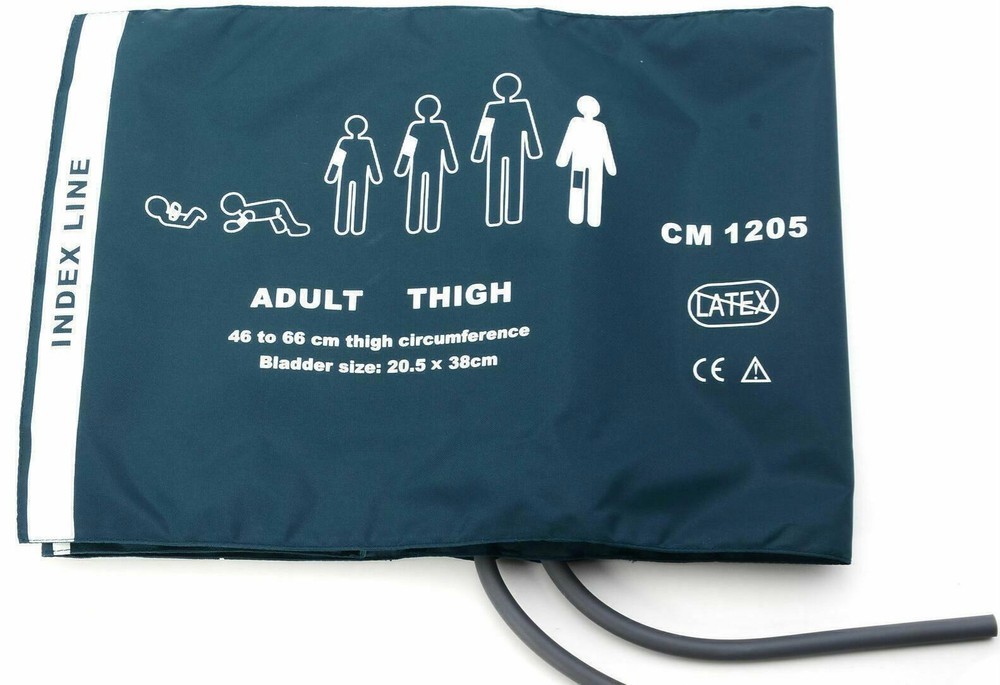 Blood Pressure Cuff for Patient BP Monitor Adult thigh(46-66cm) Double-tube